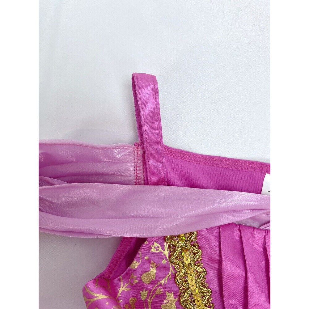 Disney Store Parks Girls 7/8 Princess Aurora Sleeping Beauty Pink‎ Costume Dress - Picture 4 of 5